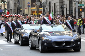 MASERATI AT COLUMBUS DAY PARADE, NEW YORK, 2010