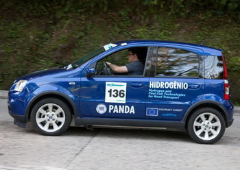 FIAT PANDA HYDROGEN - CHALLENGE BIBENDUM 2010