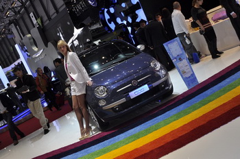 FIAT 500 AT THE 80TH GENEVA MOTOR SHOW 2010