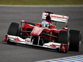 FERNANDO ALONSO - FERRARI F10 - JEREZ