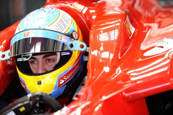 FERNANDO ALONSO - FERRARI F10 - JEREZ