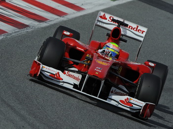 FELIPE MASSA - FERRARI F10 - BARCELONA TEST, 28TH FEBRUARY 2010
