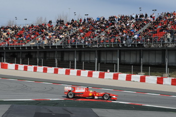 FELIPE MASSA - FERRARI F10 - BARCELONA TEST, 28TH FEBRUARY 2010