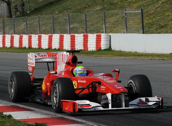 FELIPE MASSA - FERRARI F10 - BARCELONA TEST, 28TH FEBRUARY 2010