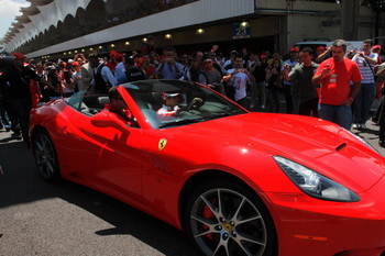FELIPE MASSA - FERRARI SANTANDER EVENT - INTERLAGOS, SAO PAULO, BRAZIL