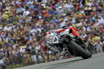 JORGE LORENZO - FIAT YAMAHA TEAM - SACHSENRING - 18 JULY 2010