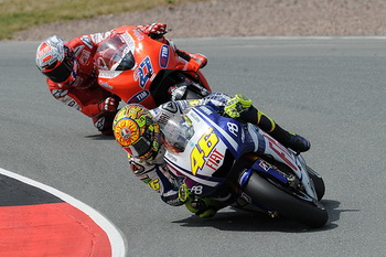 VALENTINO ROSSI - FIAT YAMAHA TEAM - SACHSENRING - 18 JULY 2010