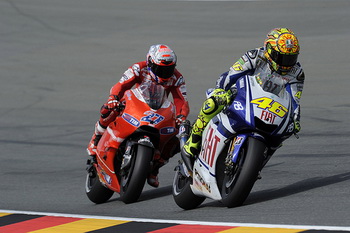VALENTINO ROSSI - FIAT YAMAHA TEAM - SACHSENRING - 18 JULY 2010