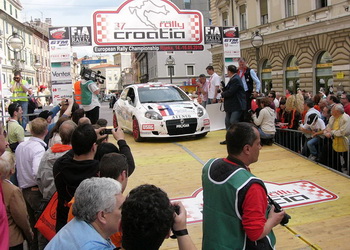 LUCA ROSSETTI - ABARTH GRANDE PUNTO - 37TH CROATIA RALLY 2010