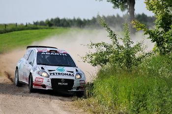 LUCA ROSSETTI - ABARTH GRANDE PUNTO S2000 - 2010 RALLY POLAND, LEG 2