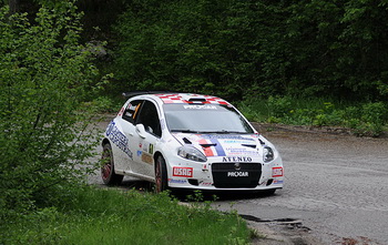 LUCA ROSSETTI - ABARTH GRANDE PUNTO - 2010 CROATIA RALLY