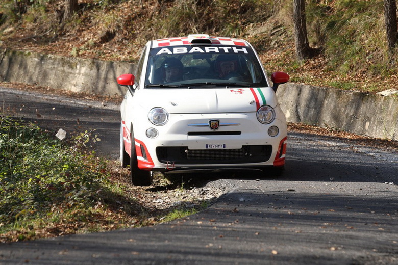 The Trofeo Abarth 500 Rally Selenia incorporates thirty years of a tradition