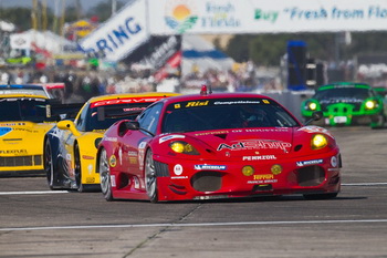  JAIME MELO - PIERRE KAFFER - GIMMI BRUNI - RISI COMPETIZIONE FERRARI F430GT - 2010 12 HOURS OF SEBRING