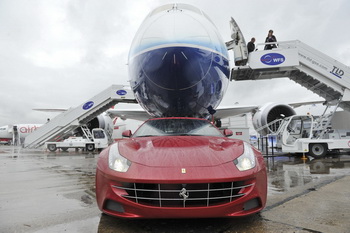 FERRARI FF AND CALIFORNIA - 2011 PARIS AIR SHOW