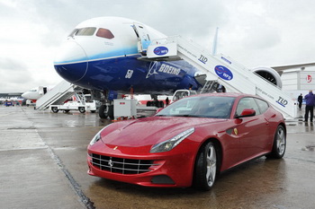 FERRARI FF AND CALIFORNIA - 2011 PARIS AIR SHOW