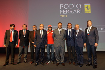 PODIO FERRARI 2011