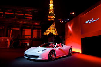 FERRARI 458 SPIDER - JAPAN PREMIERE, TOKYO