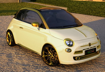 FIAT 500 LA DOLCE VITA GOLD AND DIAMONDS 200 HP - FENICE MILANO