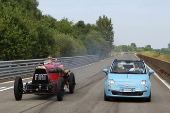 MEFISTOFELE VS FIAT 500 TWINAIR AT BALOCCO