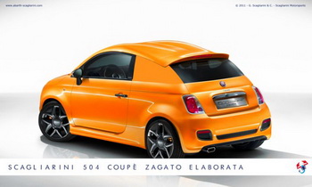 SCAGLIARINI FIAT ABARTH 504 COUPE ZAGATO ELABORATA