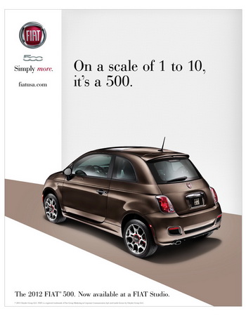 FIAT BRAND NORTH AMERICA - 2011 NATIONAL ADVERTISING CAMPAIGN