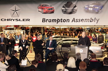 SERGIO MARCHIONNE - BRAMPTON ASSEMBLY PLANT, ONTARIO, CANADA