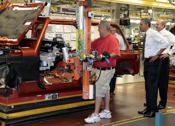 PRESIDENT OBAMA - JEEP TOLEDO