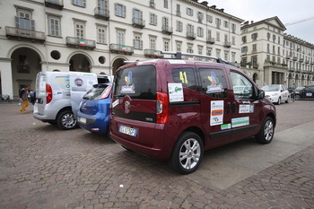 Several fuel efficient alternative powered Fiat models, including the Qubo Natural Power and Punto Evo LPG, recently took part in the 2011 edition of the EcoRally Press rally, organised by Ecomotori.