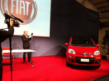 Fiat is now on Google+ and to celebrate the birth of the new page, Roberto Giolito, Fiat and Abarth Design Director, got in touch with eight Dutch fans though the 'Google Hangout' facility to share with them the experience of the birth of the new Panda.