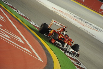 FERRARI 150 ITALIA - 2011 SINGAPORE GRAND PRIX, QUALIFYING