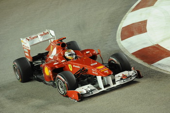 FERRARI 150 ITALIA - 2011 SINGAPORE GRAND PRIX, QUALIFYING