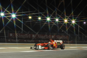 FERRARI 150 ITALIA - 2011 SINGAPORE GRAND PRIX, QUALIFYING