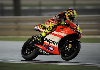 VALENTINO ROSSI - DUCATI CORSE - 2011 QATAR MOTOGP GRAND PRIX
