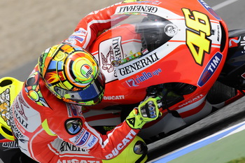 VALENTINO ROSSI - DUCATI CORSE - 2011 SPANISH GRAND PRIX, JEREZ