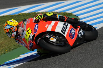 VALENTINO ROSSI - DUCATI CORSE - 2011 SPANISH GRAND PRIX, JEREZ