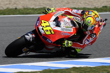 VALENTINO ROSSI - DUCATI CORSE - 2011 SPANISH GRAND PRIX, JEREZ