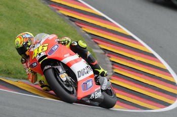 VALENTINO ROSSI - DUCATI GP11.1 - 2011 GERMAN MOTOGP GRAND PRIX, SACHSENRING