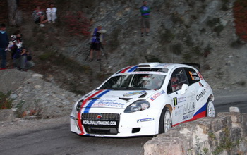 LUCA ROSSETTI - ABARTH GRANDE PUNTO S2000 - 2011 RALLYE COTE D'AZUR ANTIBES