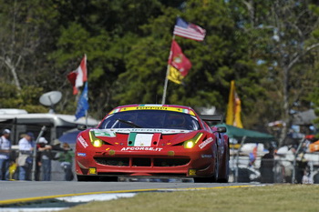 AF CORSE FERRARI 458 ITALIA GT2 - 2011 14TH PETIT LE MANS 10 HOURS - 1000 KM