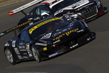 FRANCESCO CASTELLACCI - FEDERICO LEO - AF CORSE FERRARI 458 ITALIA GT3 - 2011 FIA EUROPEAN GT3 CHAMPIONSHIP
