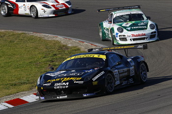 FRANCESCO CASTELLACCI - FEDERICO LEO - AF CORSE FERRARI 458 ITALIA GT3 - 2011 FIA EUROPEAN GT3 CHAMPIONSHIP