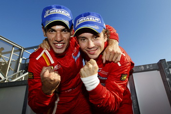 FRANCESCO CASTELLACCI - FEDERICO LEO - AF CORSE FERRARI 458 ITALIA GT3 - 2011 FIA EUROPEAN GT3 CHAMPIONSHIP