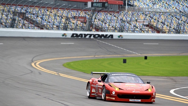 FERRARI 458 ITALIA GRAND AM TEST AT DAYTONA INTERNATIONAL SPEEDWAY