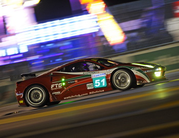 Lemans  on The  51 Ferrari 458 Italia Gt2 Entered By The Af Corse Outfit And