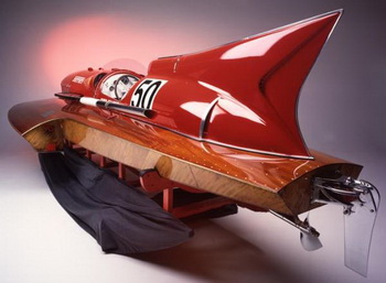 FERRARI ARNO IX HYDROPLANE POWERBOAT 1953