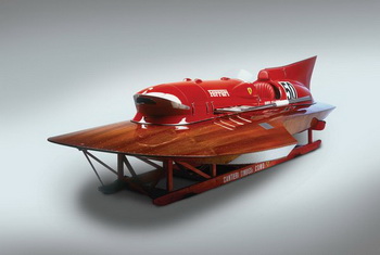 FERRARI ARNO IX HYDROPLANE POWERBOAT 1953