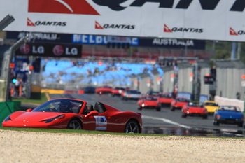 FERRARI 60TH ANNIVERSARY AUSTRALIA, PARADE MELBOURNE, 2012