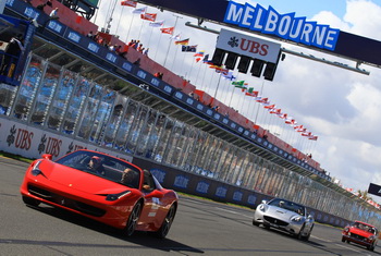 FERRARI 60TH ANNIVERSARY AUSTRALIA, PARADE MELBOURNE, 2012