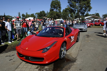 FERRARI 60TH ANNIVERSARY AUSTRALIA, PARADE MELBOURNE, 2012