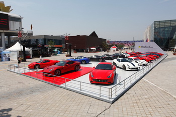 FERRARI MYTH EXHIBITION SHANGHAI CHINA 2012